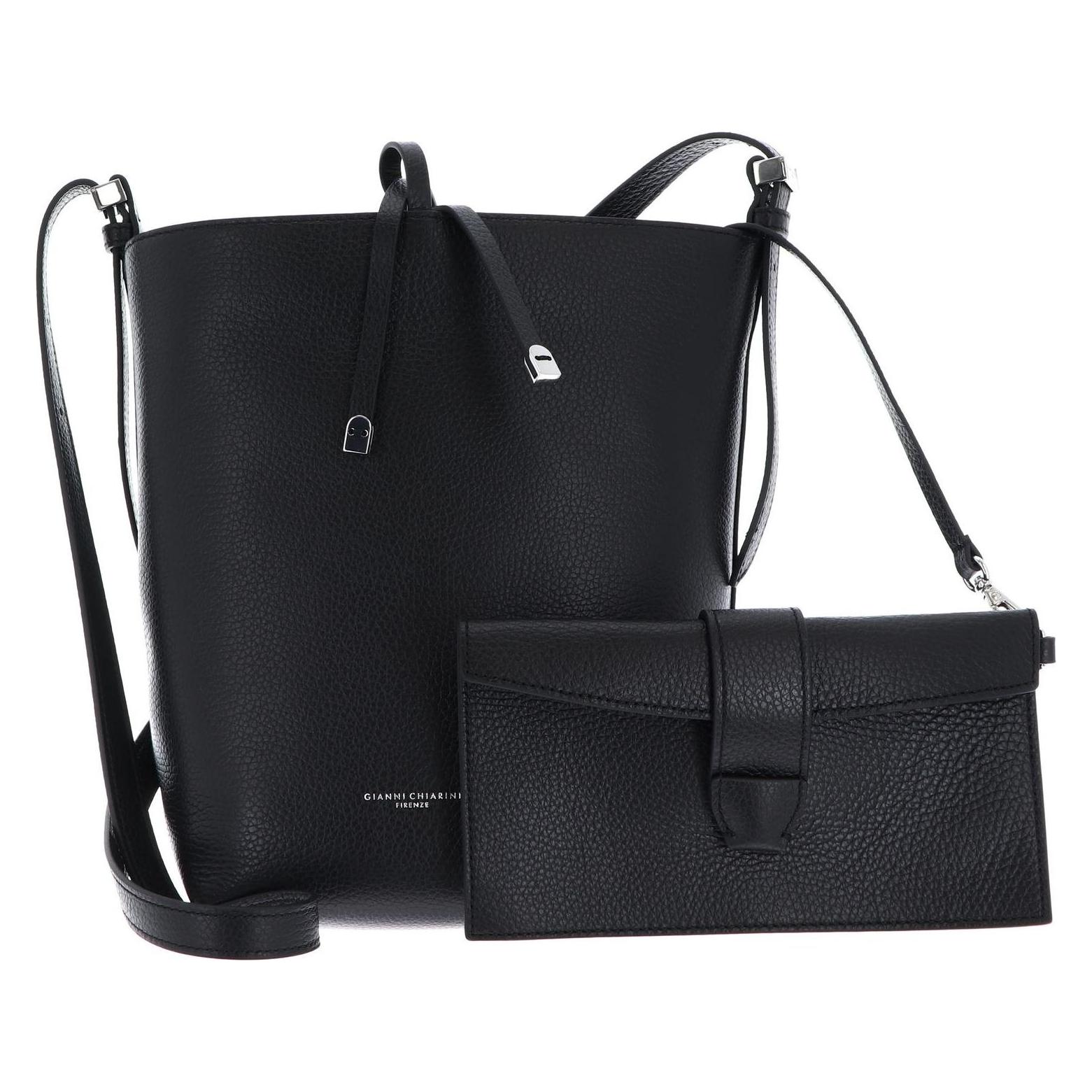 Gianni Chiarini, Damen, Handtasche, Amelia Hobo Bag, Schwarz