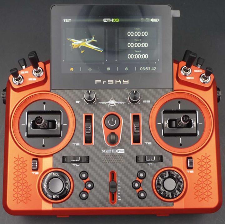 Produktbild FrSky TANDEM X20 PRO AW Plain red Senderset 2,4Ghz inkl Akku, Alu-Koffer