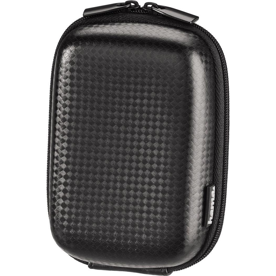 Hama Hardcase Carbon Style (Kamera Etui, Kamera Bereitschaftstasche, 0.60 l), Kameratasche, Schwarz