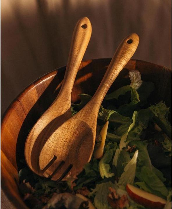 Immagine prodotto Esmée 2-teiliges Salatbesteck aus Akazienholz, 26 x 7 cm (Server insalata)