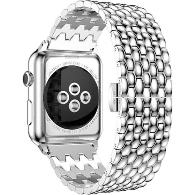 Thumbnail - Strap-it Armband (Stahl, Apple Watch), Uhrenarmband, Silber