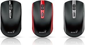 Produktbild Genius ECO-8150 schwarz-grau / Optische Funkmaus / 1200 dpi / Copilot / 4 Tasten / wiederaufladbar (Kabellos)