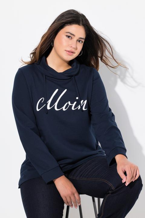 Produktbild Ulla Popken Sweatshirt, Moin, Stehkragen, Langarm (42, 44)