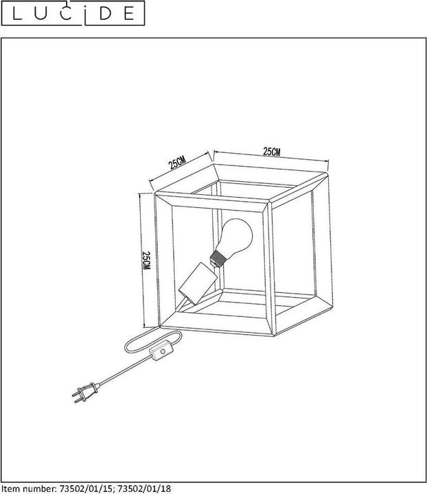 Produktbild Lucide Thor (E27)