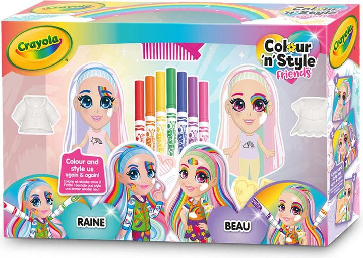 Crayola Color n Style Rainbow Twins Färbung