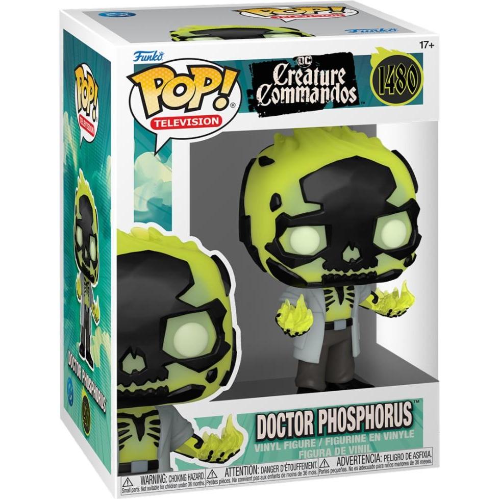 Thumbnail - Funko Creature Commandos POP! TV Vinyl Figur Dr. Phosphorus 9 cm
