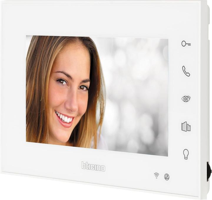Image du produit Bticino Interphone vidéo WiFi avec application, contrôle d'accès à distance et vision nocturne (Filaire, Sans fil)