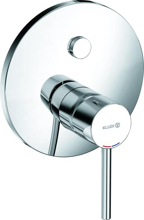 Kludi Inbouw douchekop BOZZ Push fijn installatieset w FE chroom