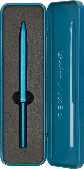 Actual product image Pelikan Bullets. Ineo Elements K6 Ocean Blue Metal Case (Ocean Blue, 1x)