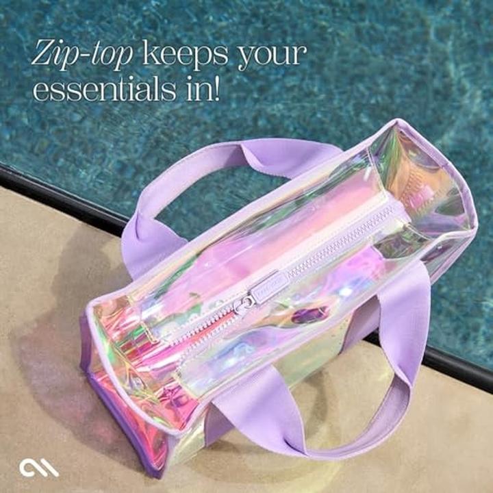 Immagine prodotto Case-Mate Mini borsa da spiaggia Soap Bubble - borsa a tracolla impermeabile (iridescente)