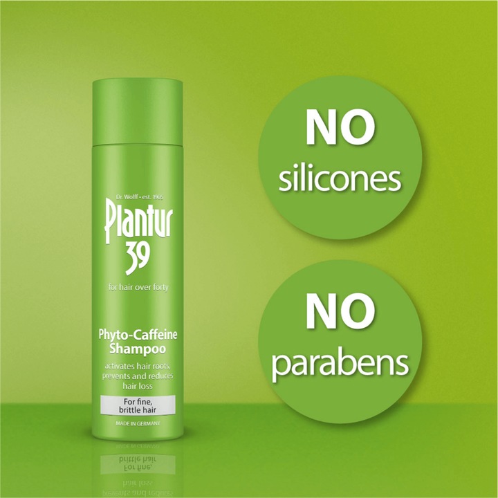 Image du produit Plantur 39 Shampooing phyto-caféiné (250 ml, Shampoing liquide)