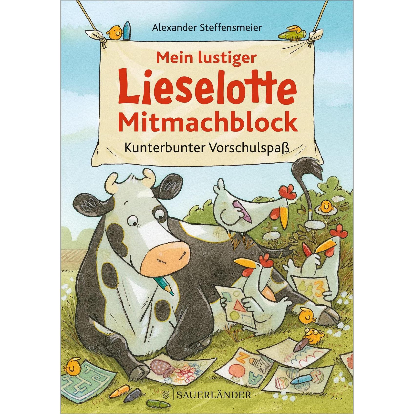 Mein lustiger Lieselotte Mitmachblock, Kinderbücher von Alexander Steffensmeier