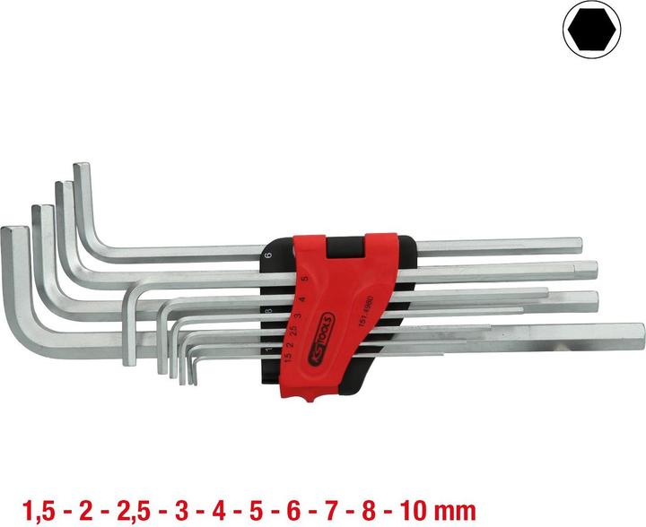 Actual product image KS Tools Angle pin wrench set extra long