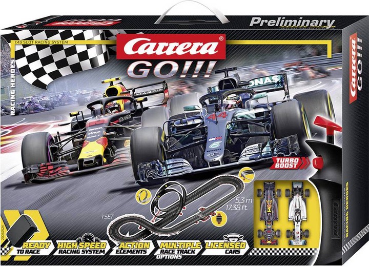 Produktbild Carrera Start Set 1:43 GO RACING OES, RtR