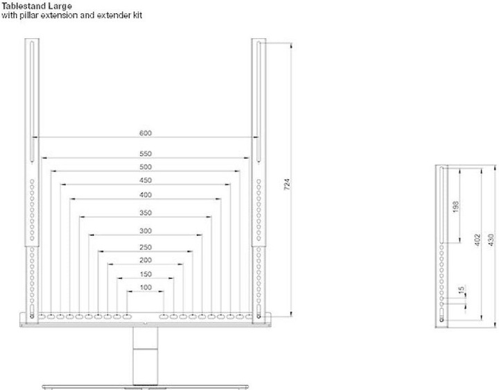 Actual product image Multibrackets M VESA Extender kit (Mounting- / Adapterplates)