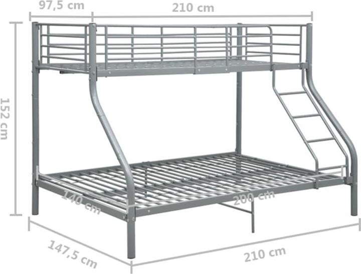 Produktbild vidaXL Robbie (140 x 200 cm)