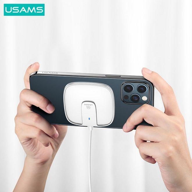 Image du produit Usams Chargeur magnétique sans fil rapide ultra-mince (15 W)