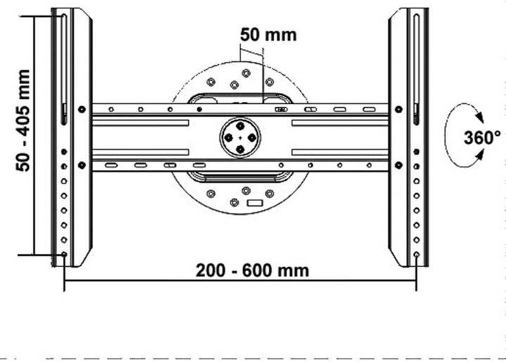 Image du produit myWall Support mural pour TV 81,3 cm (32) 152,4 (60) Rotatif (Mur, 50 kg, 32.01" - 60")