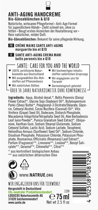 Immagine prodotto Sante anti-invecchiamento (75 ml)