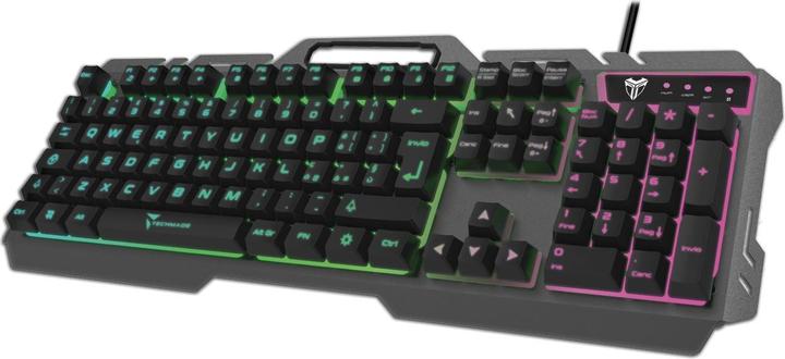 Immagine prodotto Techmade Tastiera Gaming Metallica Con LED R GB Tm-Gk023 (IT, Cablato)