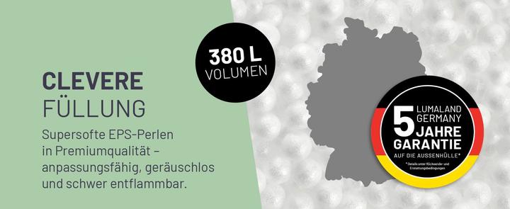 Produktbild Lumaland Sitzsack Lounge 380 L
