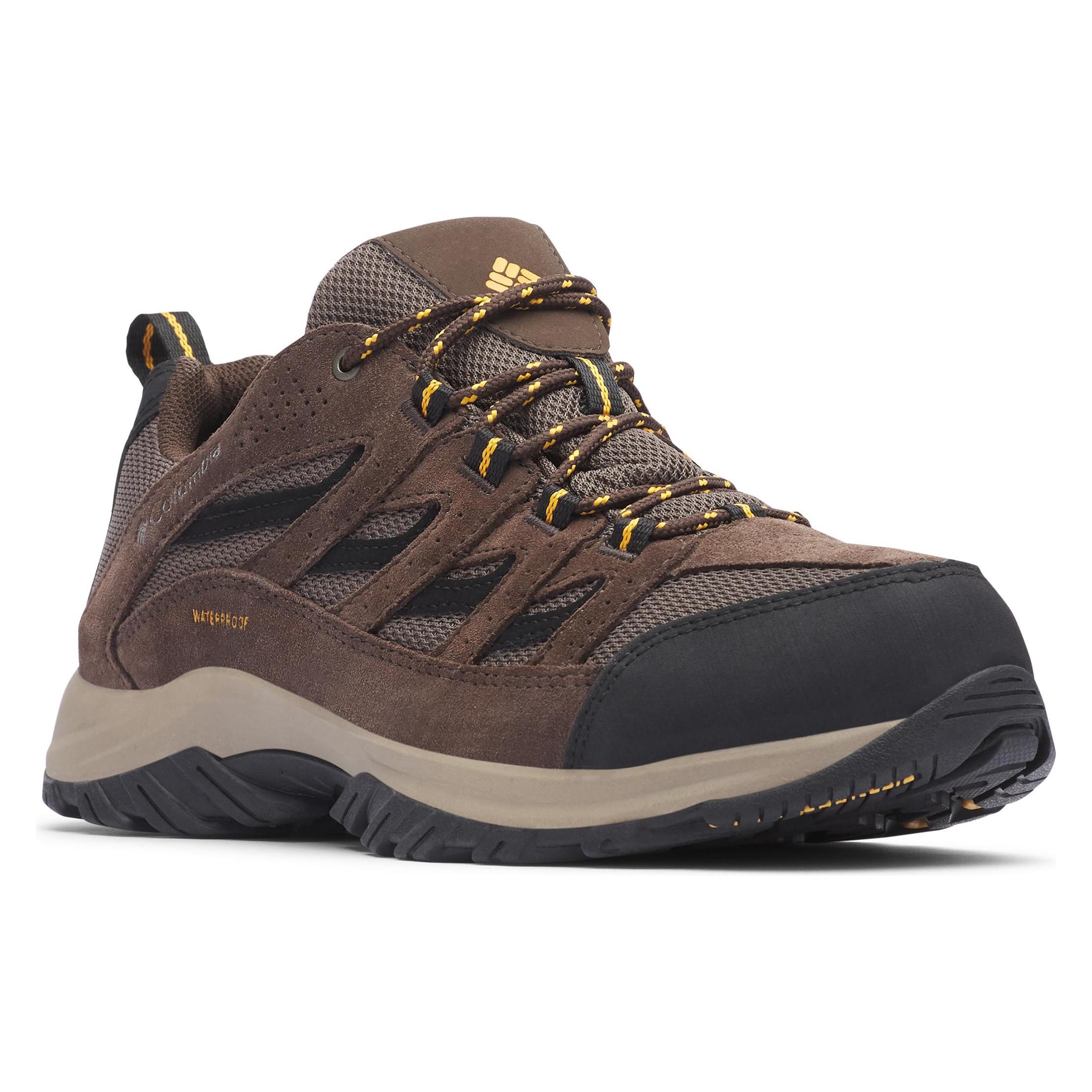 Columbia, Mannen, Wandelschoenen, Crestwoodâ„¢ Waterproof Heren Wandelschoenen - Brown (46), Beige, Bruin