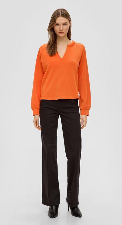 Produktbild s.Oliver Sweatshirt Sweatshirt mit Tunikaausschnitt (44)