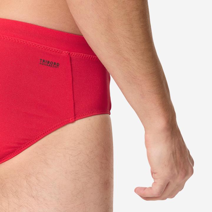Produktbild Nabaiji Badehose Slip Herren - 100 Plus rot (50)