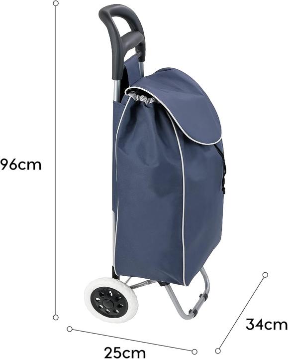 Image du produit Wuuhoo Faltbarer Einkaufstrolley Shoppy mit Rollen und Alugestell, Belastbarkeit bis 35 kg