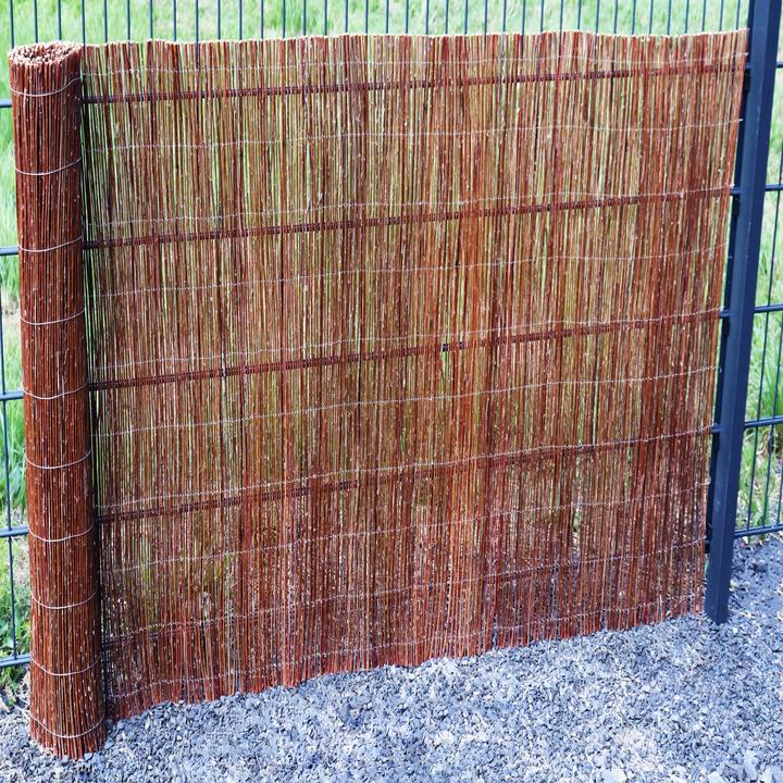 Produktbild Aquagart Weidenmatte 35m x 100 cm I Sichtschutzmatte aus Weiden Natürlicher Sichtschutz für Garten