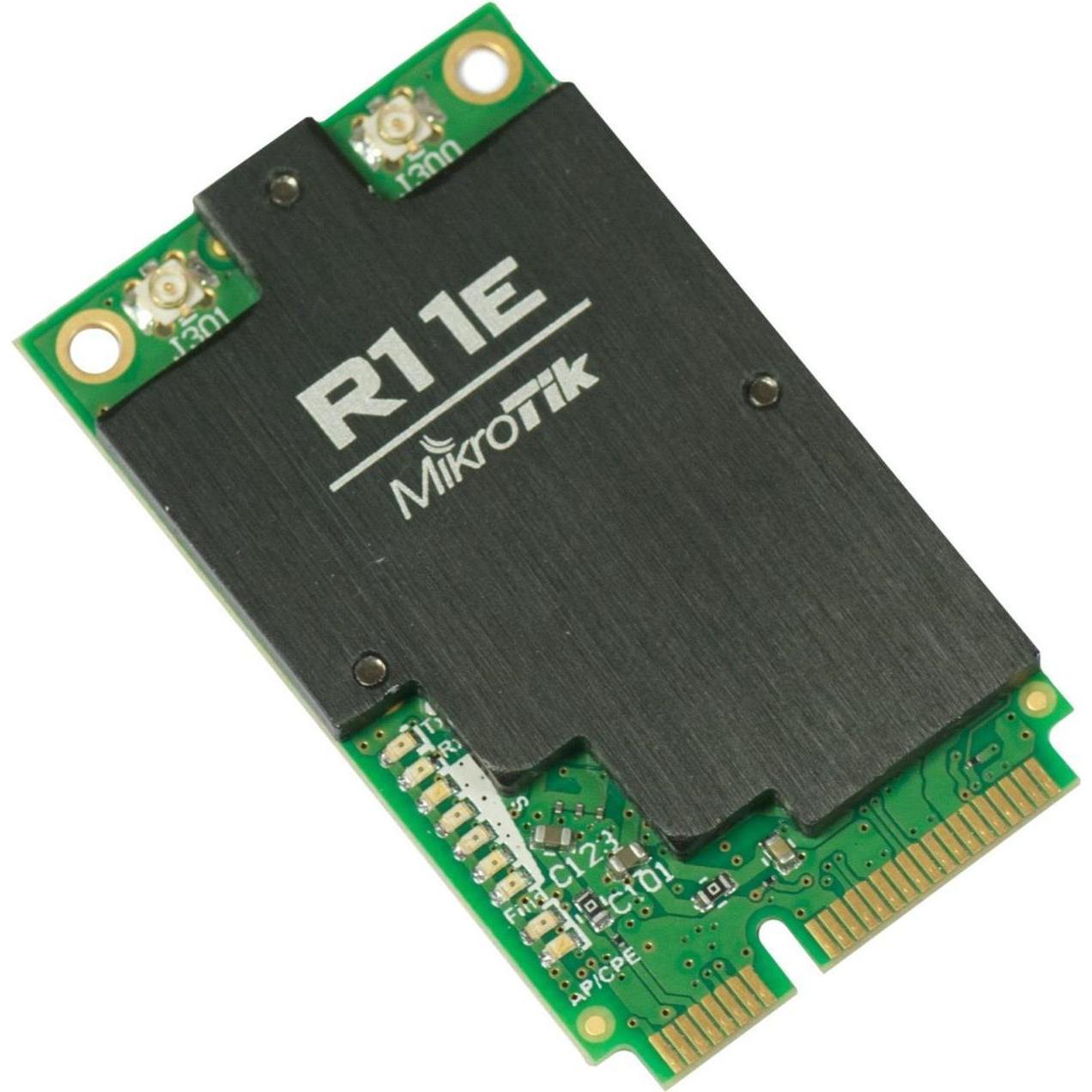 Thumbnail - MikroTik RouterBOARD R11e-2HPnD (Mini PCI Express), Netzwerkkarte, Schwarz