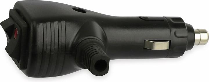 Actual product image Eneroid Cigarette lighter plug with switch and button