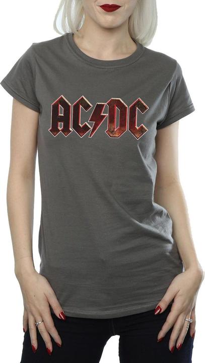 Produktbild AC/DC Raw Distressed Logo TShirt aus Baumwolle (S)