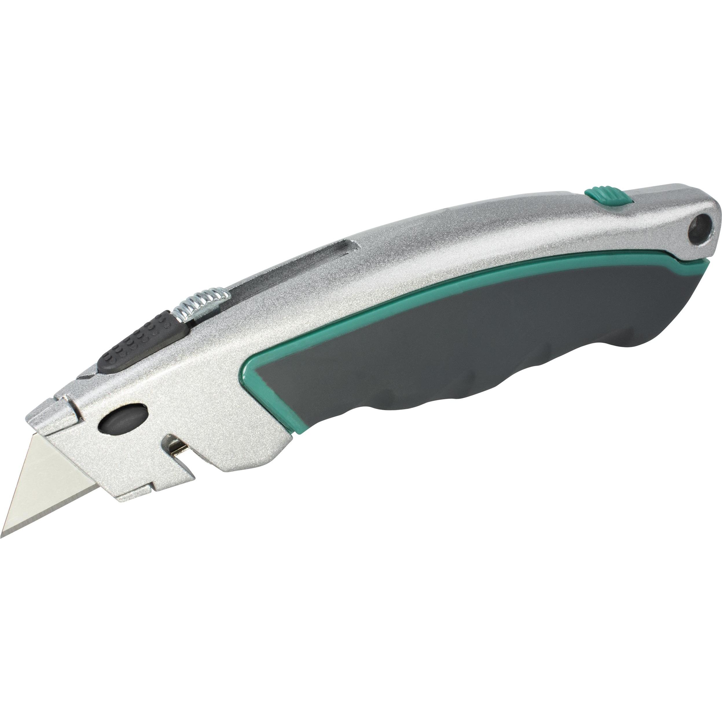 Thumbnail - wolfcraft, Cutter, Schnellwechsel-Trapezklingen-Messer mit einziehbarer Klinge (Cutter)