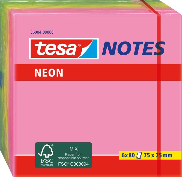 Produktbild tesa Notizblätter, Haftnotizen (75 x 75 mm)