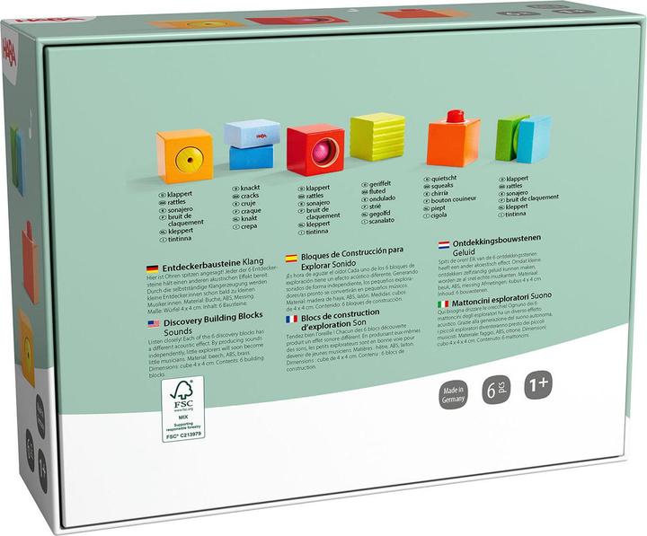 Produktbild Haba Entdeckerbausteine Klang