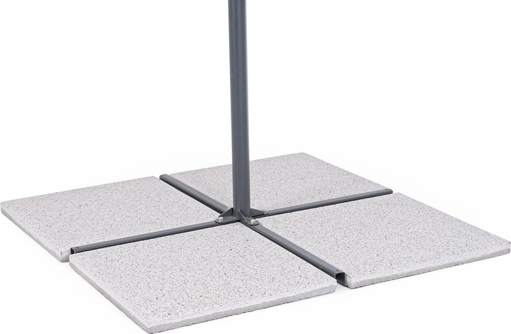 Produktbild Bizzotto Platten zu Schirmständer Mix weiss (4er-Set)
