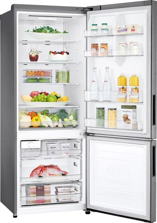 Actual product image LG Réfrigérateur Combiné Gbb566pzhzn Inox (461 l)