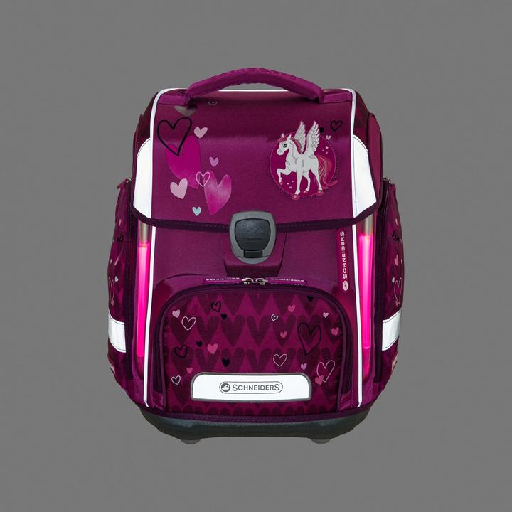 Image du produit Schneiders Set d'école Dark Red Hearts Ergolite, 21 l (22 l)