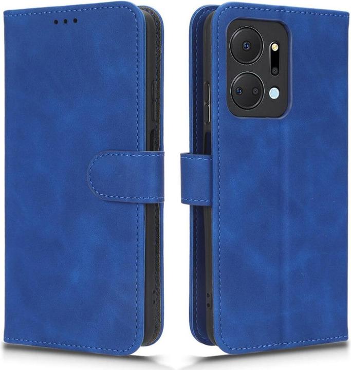 Image du produit Cover-Discount Honor X7a - Etui en cuir bleu (Honor X7a)
