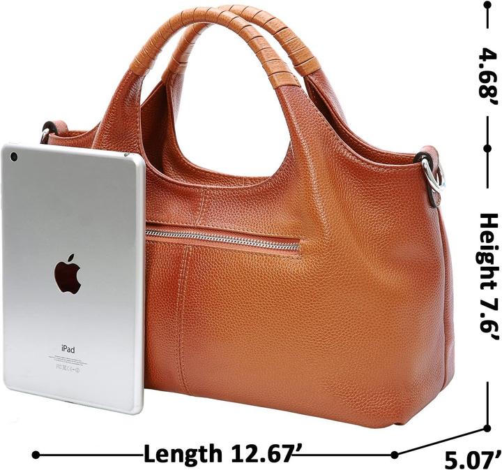 Actual product image Iswee Genuine Leather Satchel