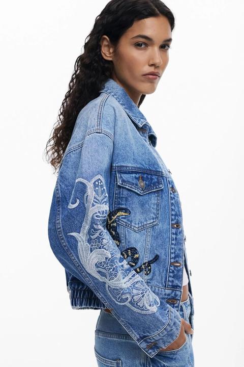 Produktbild Desigual Jas Lander Denim Medium Wash (XS)
