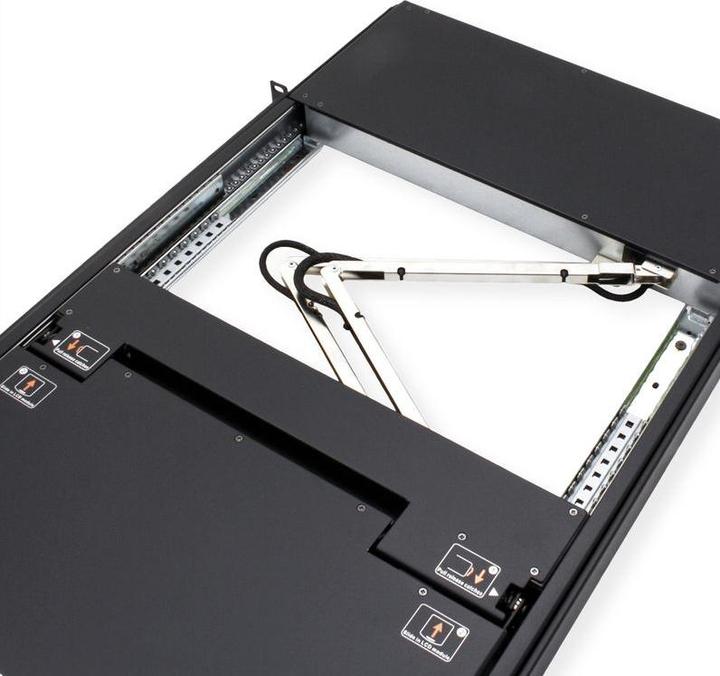 Produktbild Aten KL1516AiM KVM Over-IP Switch, 43cm TFT, VGA, PS/2-USB über Kat 5, 16 Ports, DE-Layout