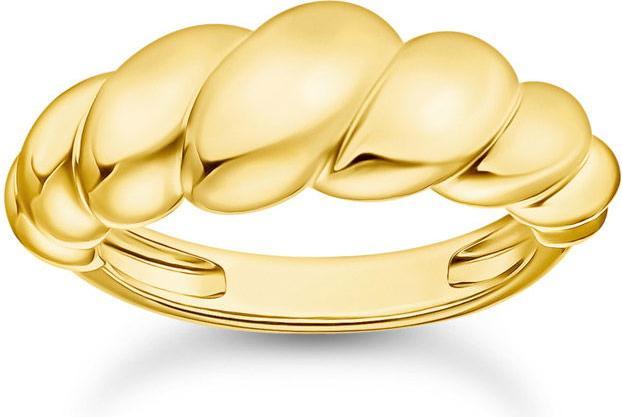 Produktbild Thomas Sabo Ring organische Formen vergoldet (60, 925 Silber)