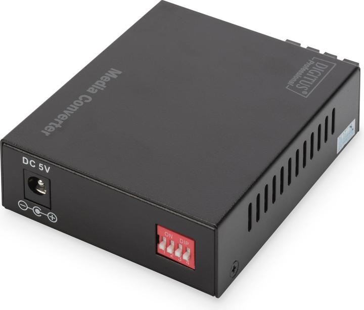 Immagine prodotto Digitus Convertitore multimediale Gigabit da 10/100/1000Base-TX a 1000Base-SX Con alimentazione SC presa