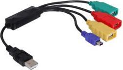Produktbild Delock USB 2.0 Hub 4-Port (Mini USB, USB-A, 4 Ports)