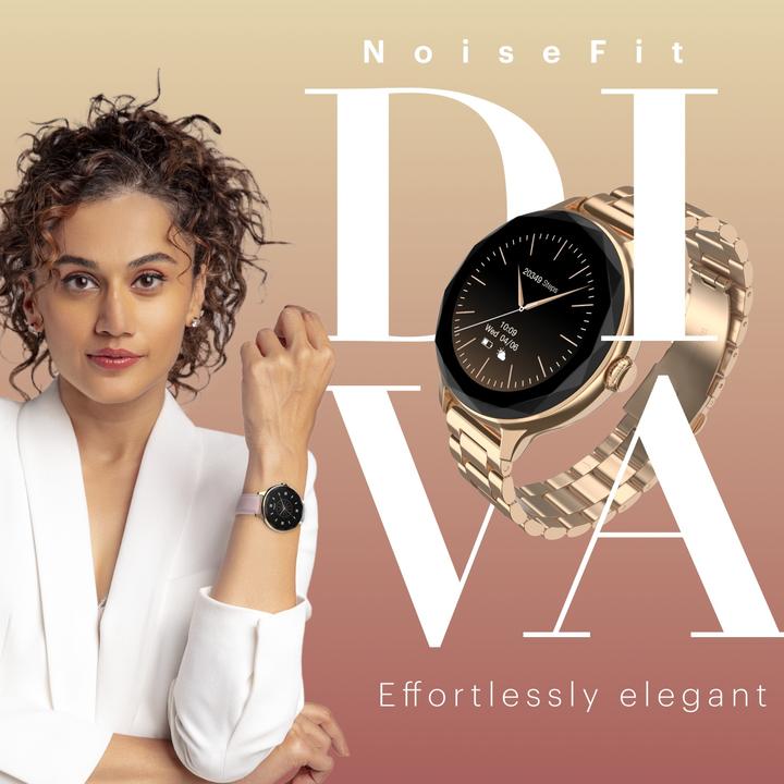 Produktbild Noise NoiseFit Diva Smartwatch Metallic Silver