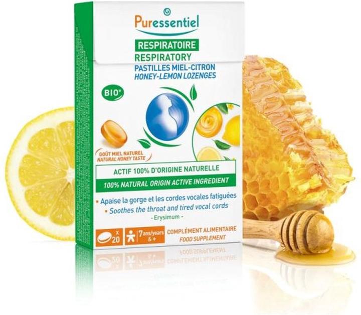 Produktbild Puressentiel Lutschtablette Atemwege Honig-Zitrone Lutschtabl (20 Stück)