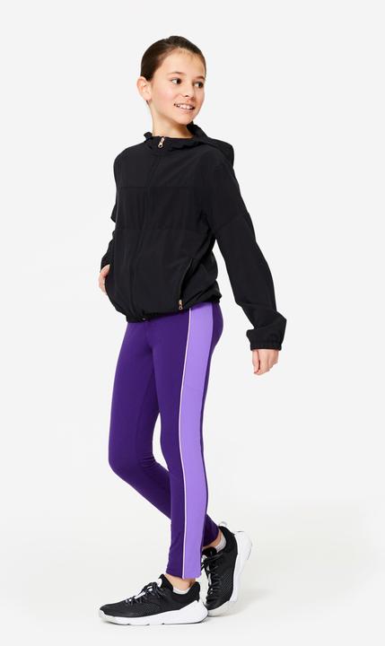 Immagine prodotto Domyos Leggings a vita alta con tasche - viola (152)