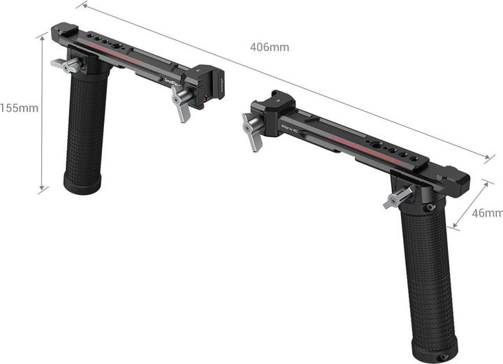 Image du produit SmallRig poignée double pour DJI RS 2 et DJI RSC 2 - 3027 (Poignée Gimbal)